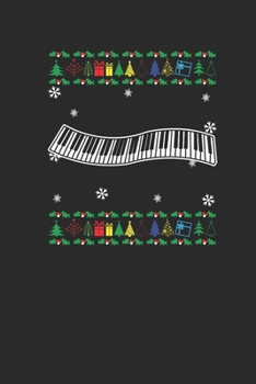 Christmas Piano: Graph Paper Notebook (6 x 9 - 120 pages) Christmas Themed Notebook for Daily Journal, Diary, and Gift