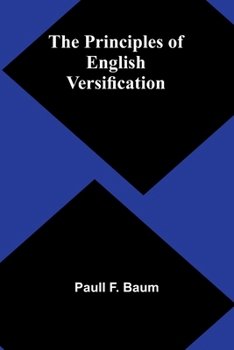 Paperback The Principles of English Versification Book