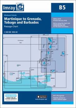 Paperback Imray Chart B5: Martinique to Tobago and Barbados Passage Chart (B Charts) Book