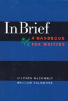 Paperback In Brief, a Handbook for Developmental Writers Book