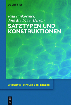 Hardcover Satztypen Und Konstruktionen [German] Book