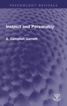 Paperback Instinct and Personality Book