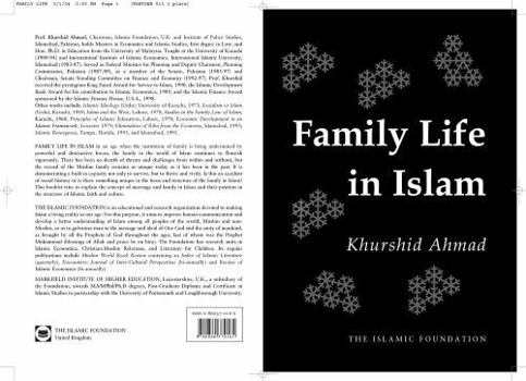 Paperback Family Life in Islam (Perspectives of Islam S) Book