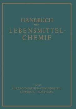 Paperback Alkaloidhaltige Genussmittel Gewürze - Kochsalz [German] Book