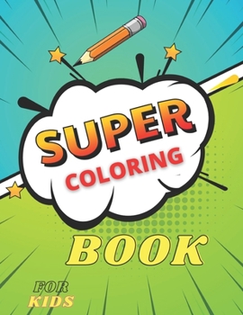 Paperback Super Coloring Book for kids: Great drawings of animals and grometric shapes valid for all ages Book