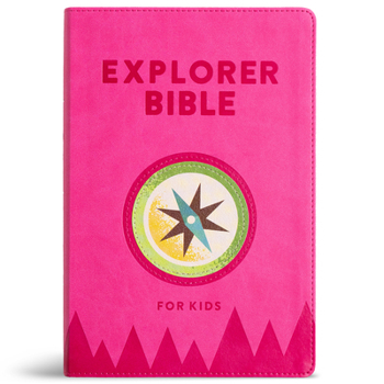 KJV Explorer Bible for Kids, Bubble Gum LeatherTouch, Red Letter, Full-Color Design, Photos, Illustrations, Charts, Videos, Activities, Easy-to-Read Bible MCM Type