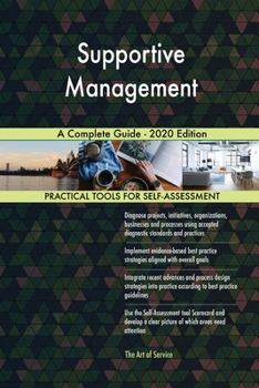 Paperback Supportive Management A Complete Guide - 2020 Edition Book