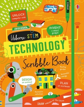Hardcover Technology Scribble Book
