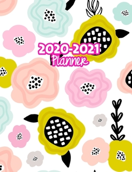 2020-2021 Planner: Two Year Calendar Organizer and Goal Journal | January 2020 - December 2021 Daily, Weekly and Monthly Planner Book with Back Sticker Expression Wall for 2 Years | Design Code 69980