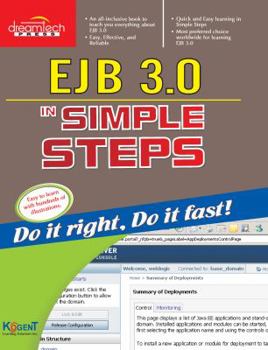 Paperback EJB 3.0 in Simple Steps Book