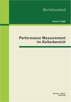 Paperback Performance Measurement im Kulturbereich [German] Book