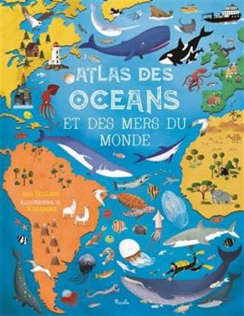 Paperback Atlas des océans et des mers du Monde [French] Book