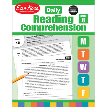 Paperback Daily Reading Comprehension, Grade 8 Te Book