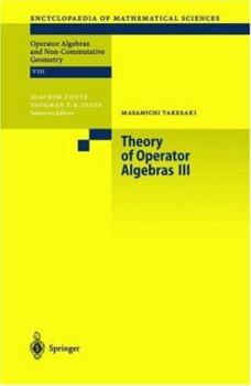 Hardcover Theory of Operator Algebras III Book