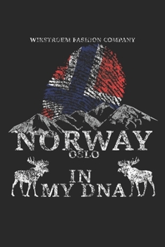 Paperback Wikstroem - Notes: Norway Oslo my DNA Fingerprint used look - Notebook 6x9 dot grid Book