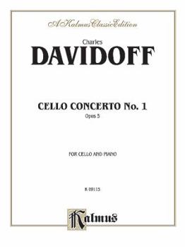 Paperback Charles Davidoff Cello Concerto No. 1: Opus 5 for Cello and Piano Book