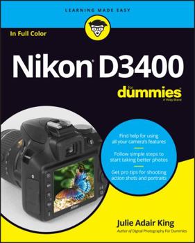 Paperback Nikon D3400 for Dummies Book
