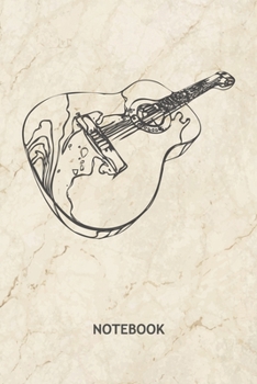 NOTEBOOK: Guitar Player Note Book Grid-lined 6x9 - Instruments Journal A5 Gridded - Instrumentalist Planner Rock Music 120 Pages SQUARED - Guitarist ... Soft Cover - Concert Band Birthday Present