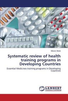 Paperback Systematic review of health training programs in Developing Countries Book