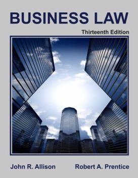 Hardcover Business Law Book