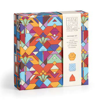 Paperback Frank Lloyd Wright Origami Kit Book