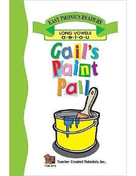 Paperback Gail's Paint Pail (Long Vowel Review) Easy Reader Book