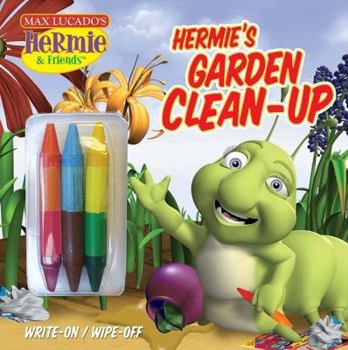Board book Hermie's Garden Cleanup [With 3 Crayons] Book