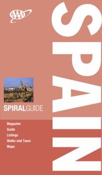 Spiral-bound AAA Spiral Guide Spain Book
