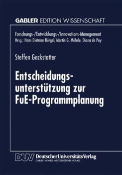 Paperback Entscheidungsunterstützung Zur Fue-Programmplanung [German] Book