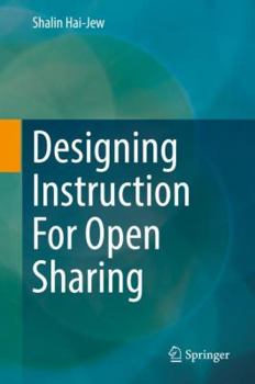 Hardcover Designing Instruction for Open Sharing Book