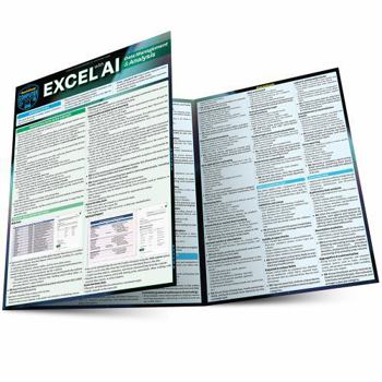 Paperback Excel with AI - Data Management & Analysis: A Quickstudy Laminated Reference Guide Book