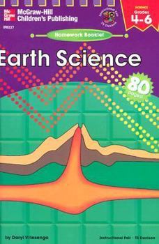 Paperback Homework-Earth Science Grade 4-6 Book