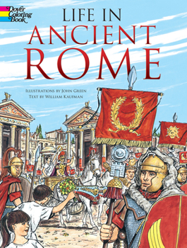 Paperback Life in Ancient Rome Coloring Book