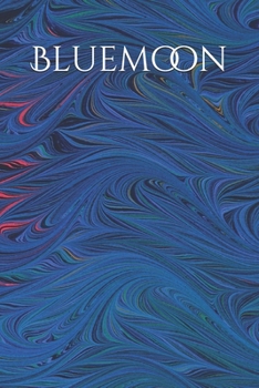 Blue Moon : Simple Journal , Royal Blue NoteBook, Ruled Lined Page, Size 6 X9 , 120Pages