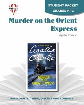 Paperback Murder on the Orient Express - Student Packet by Novel Units Book