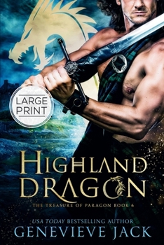 Paperback Highland Dragon [Large Print] Book