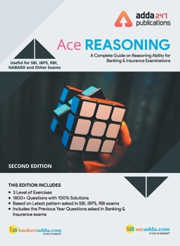 Paperback Ace Reasoning Ability For Banking and Insurance (English Printed Edition) Book