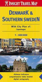 Map Denmark and Southern Sweden Insight Travel Map Book