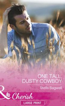 Hardcover One Tall, Dusty Cowboy [Large Print] Book