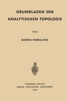 Paperback Grundlagen Der Analytischen Topologie [German] Book