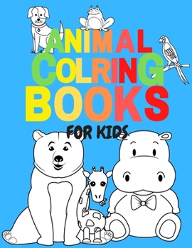 Paperback Animal coloring books for kids Book