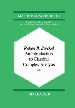 Hardcover An Introduction to Classical Complex Analysis: Vol. 1 Book