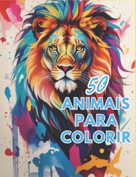 Paperback 50 animais para colorir [Portuguese] Book