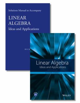 Hardcover Linear Algebra: Ideas and Applications Set Book