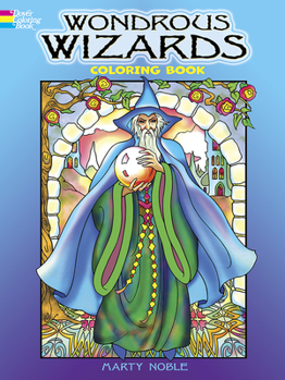 Paperback Wondrous Wizards Coloring Book