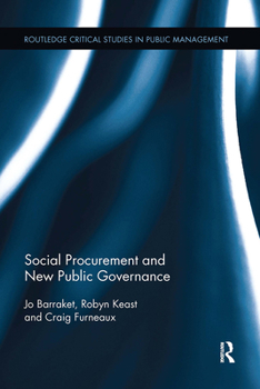 Paperback Social Procurement and New Public Governance Book