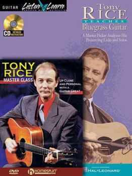 Paperback Tony Rice - Guitar Bundle Pack: Tony Rice Teaches Bluegrass Guitar (Book/CD Pack) with Tony Rice Master Class (DVD) Book