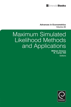 Hardcover Maximum Simulated Likelihood Methods and Applications Book