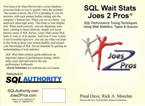 Paperback SQL Wait STATS Joes 2 Pros Book