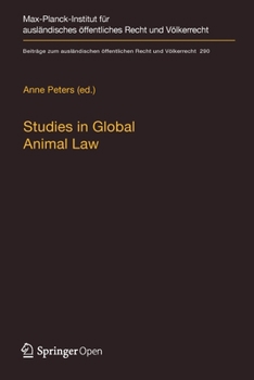 Paperback Studies in Global Animal Law Book